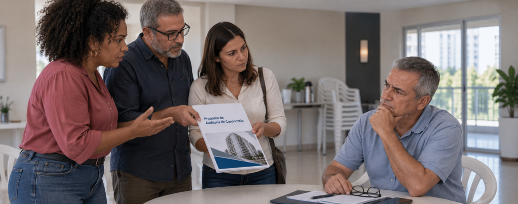 como solicitar uma auditoria de condominios