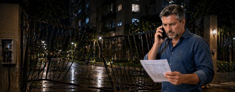 despesa de emergência no condomínio